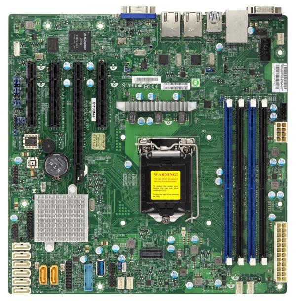 Supermicro Motherboard X11SSM Single Intel® Celeron®Intel® Pentium®Intel® 7th/6th Generation Core i3 series Intel® Xeon® processor E3-1200 v6/v5