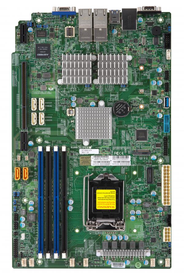 Supermicro Motherboard X11SSW-4TF Single Intel® Celeron®Intel® Pentium®Intel® 7th/6th Generation Core i3 series Intel® Xeon® processor E3-1200 v6/v5