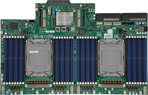 Supermicro Motherboard X12DHM-6 Dual 3rd Gen Intel® Xeon® Scalable processors