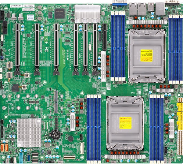 Supermicro Motherboard X12DPG-QBT6 Dual 3rd Gen Intel® Xeon® Scalable processors