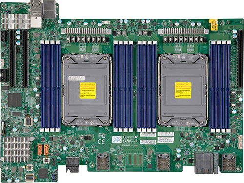 Supermicro Motherboard X12DSC-6 Dual 3rd Gen Intel® Xeon® Scalable processors