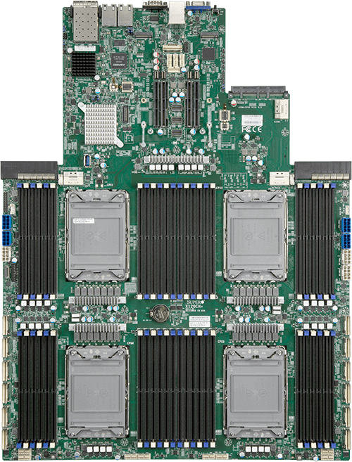 Supermicro Motherboard X12QCH+ Quad 3rd Gen Intel® Xeon® Scalable processors