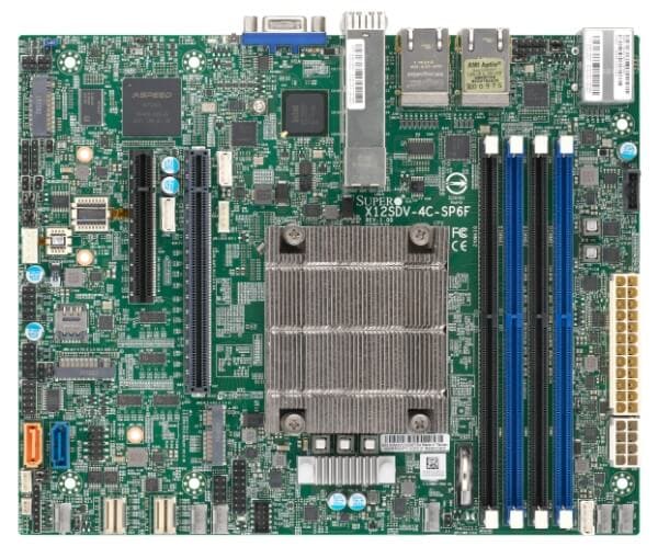 Supermicro Motherboard X12SDV-10C-SP6F Single Intel® Xeon® Processor D-1747NTE