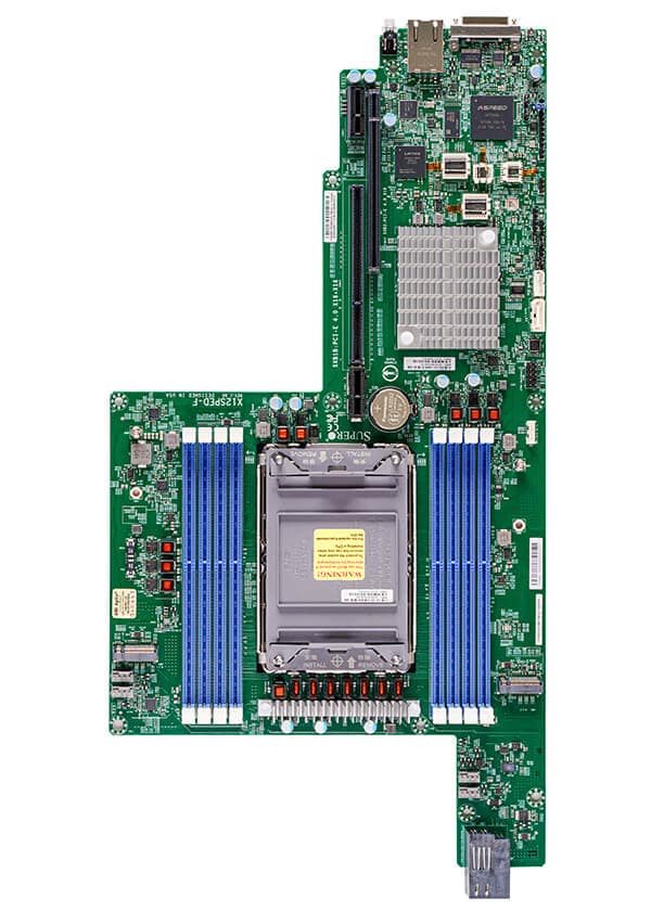 Supermicro Motherboard X12SPED-F Single 3rd Gen Intel® Xeon® Scalable processors