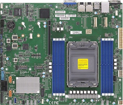 Supermicro Motherboard X12SPO-F Single 3rd Gen Intel® Xeon® Scalable processors