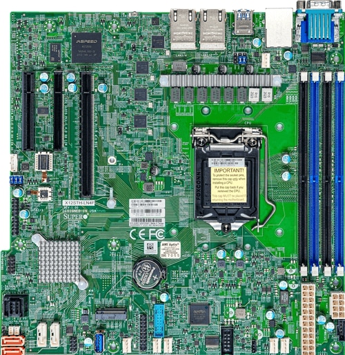 Supermicro Motherboard X12STH-LN4F Single 10th Generation Intel® Pentium® Processor Intel® Xeon®  E-2300 Processor