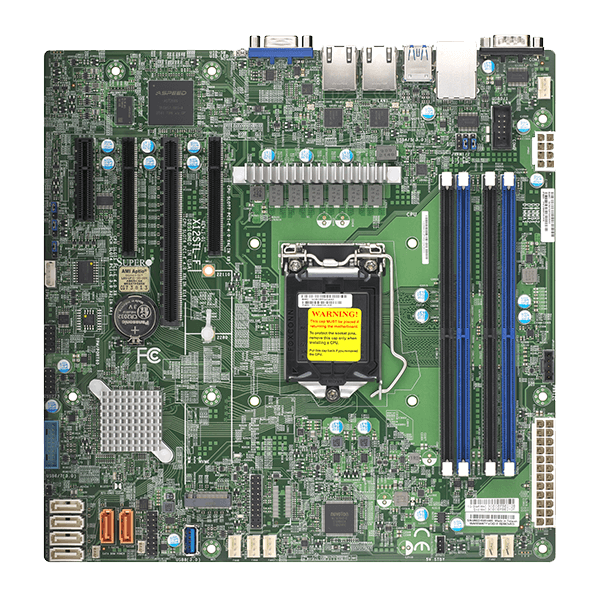 Supermicro Motherboard X12STL-F Single 10th Generation Intel® Pentium® Processor Intel® Xeon®  E-2300 Processor